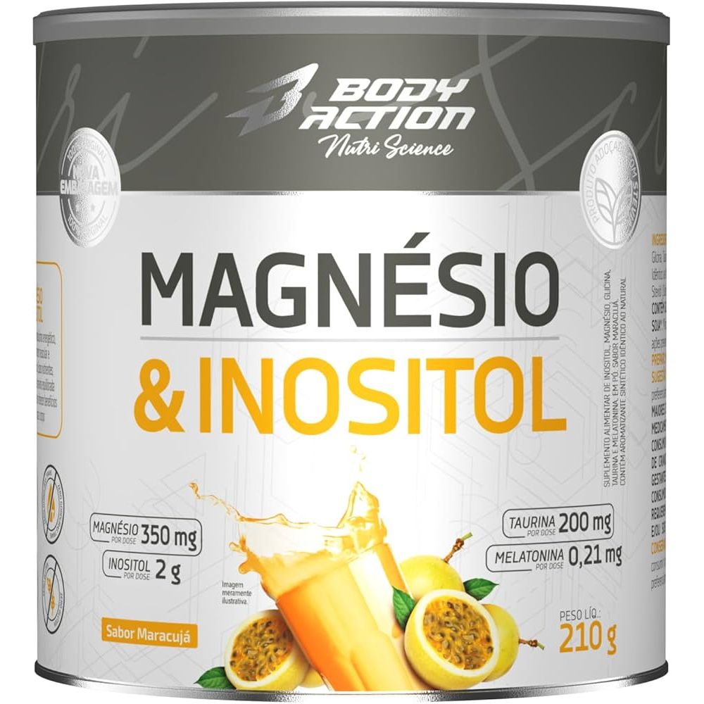 Magnésio &Inositol BodyAction 210g